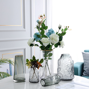 Classic glass flower vase